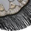 imageSWEETV Womens 1920s Long Shawl WrapsSequin Flapper Evening Shawls for women formalPartyWeddingFormalHarlem nightBlack Gold 2