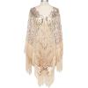imageSWEETV Womens 1920s Long Shawl WrapsSequin Flapper Evening Shawls for women formalPartyWeddingFormalHarlem nightChampagne