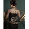 imageSWEETV Womens 1920s Long Shawl WrapsSequin Flapper Evening Shawls for women formalPartyWeddingFormalHarlem nightGold