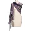 imageSWEETV Womens 1920s Long Shawl WrapsSequin Flapper Evening Shawls for women formalPartyWeddingFormalHarlem nightPurple