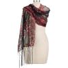 imageSWEETV Womens 1920s Long Shawl WrapsSequin Flapper Evening Shawls for women formalPartyWeddingFormalHarlem nightRed