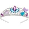 imageSWEETV Mermaid Crown Princess Tiaras for Girls Little Mermaid Kids Tiara Headband for Birthday Cosplay Party Gift