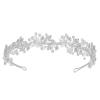 imageSWEETV Rhineshtone Bridal Headband for Wedding Tiara for Bride Headpiece wedding Hair Accessories for Women Girl
