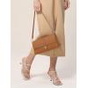 imageGenuine Leather Clutch Purses for Women Shoulder Bag Trendy TopHandle Handbags with 2 Adjustable StrapsBrown