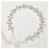 imageSWEETV Silver Flower Girl Headpiece for Wedding Crystal Baby Girl Headband Flower Crown Communion Hair Accessories for Birthday Photography01Silver
