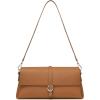 imageGenuine Leather Clutch Purses for Women Shoulder Bag Trendy TopHandle Handbags with 2 Adjustable StrapsBrown