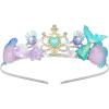 imageSWEETV Mermaid Princess Tiara for Little girls Girls Princess Crystal Tiara Crown Headband Birthday Party Prom Costume Cosplay Accessories Gift HalloweenHairpiece for Girls Toddler Kids BabyPurple