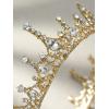 imageSWEETV Baroque Queen Crown for Women  Gold Tiaras and Crowns Rhinestone Costume Headpiece for Birthday Prom Wedding Halloween Party Penelope