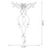 imageSWEETV Crystal Bride Wedding Hair Comb Silver Rhinestone Hair Pieces Leaf Bridal Side Combs Headpiece for Women and GirlsSliver03vine