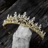 imageSWEETV Princess Tiaras and Crowns for WomenGirlsand Brides Perfect for WeddingBirthday PartyPageantsQuinceanerasPromsPhotoshoots and Special Costume Hair Styling AccessoriesGold
