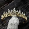 imageSWEETV Princess Tiaras and Crowns for WomenGirlsand Brides Perfect for WeddingBirthday PartyPageantsQuinceanerasPromsPhotoshoots and Special Costume Hair Styling AccessoriesGold