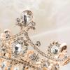 imageSWEETV Rose Gold Queen Crown for Women Baroque Crown for Cake Topper Costume Accessories for Wedding Brithday Party Babyshower Pageant4 Rose Gold