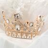 imageSWEETV Rose Gold Queen Crown for Women Baroque Crown for Cake Topper Costume Accessories for Wedding Brithday Party Babyshower Pageant4 Rose Gold