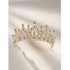 imageSWEETV Tiara Crown for Women Girls Wedding Tiara for Bride Princess Hair Accessories for Birthday Prom Party Quinceanera