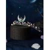 imageSWEETV Celestial Witch Crown for Women Gothic Queen Crowns Womens Dark Tiara Headband Tiaras for Cosplay Headpiece Hair Accessory for Halloween Prom Cosplay Coven LegacyLuna Oblivion