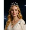 imageSWEETV Celestial Witch Crown for Women Gothic Queen Crowns Womens Dark Tiara Headband Tiaras for Cosplay Headpiece Hair Accessory for Halloween Prom Cosplay Coven LegacyCoven Legacy