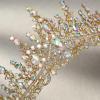 imageSWEETV Crystal Wedding Tiara for Women Royal Queen Crown Headband Rhinestone Princess Hair Accessories for Prom Birthday1Multicolored