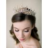 imageSWEETV Crystal Wedding Tiara for Women Royal Queen Crown Headband Rhinestone Princess Hair Accessories for Prom Birthday1Multicolored
