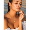 imageInitial Seashell Necklace for Women 14k Gold Plated Trendy Dianty Necklace for Summer Vacation Beach Womens Jewelry GiftLetter C