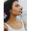 imageInitial Seashell Necklace for Women 14k Gold Plated Trendy Dianty Necklace for Summer Vacation Beach Womens Jewelry GiftLetter J