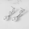 imageSWEETV Pearl Wedding Bridal Earrings for Brides Bridesmaids Pearl Drop Earrings for Women Dangling Prom Formal Party Jewelry GiftsStyle1