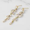 imageSWEETV Pearl Wedding Bridal Earrings for Brides Bridesmaids Pearl Drop Earrings for Women Dangling Prom Formal Party Jewelry GiftsStyle3Gold