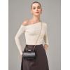imageDressy Clutch Purses for Women Formal PU Leather Bags Evening Clutch Handbag for Weddings Proms and PartiesBlack