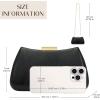 imageDressy Clutch Purses for Women Formal PU Leather Bags Evening Clutch Handbag for Weddings Proms and PartiesBlack