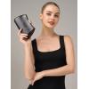 imageDressy Clutch Purses for Women Formal PU Leather Bags Evening Clutch Handbag for Weddings Proms and PartiesBlack