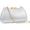imageDressy Clutch Purses for Women Formal PU Leather Bags Evening Clutch Handbag for Weddings Proms and PartiesSilver