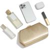 imageEvening Clutch Purses for Women Formal PU Leather Handbag with Chain Strap for Weddings Proms and PartiesGold