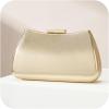 imageDressy Clutch Purses for Women Formal PU Leather Bags Evening Clutch Handbag for Weddings Proms and PartiesGold