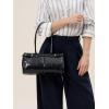imageClutch Purses for Women Soft PU Leather Handbag Top Handle Satchel Tote and Shoulder Bags for WorkV1 Underarmblack