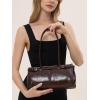 imageClutch Purses for Women Soft PU Leather Handbag Top Handle Satchel Tote and Shoulder Bags for WorkV1 Underarmbrown