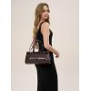 imageClutch Purses for Women Soft PU Leather Handbag Top Handle Satchel Tote and Shoulder Bags for WorkV2 Hand Carrybrown