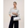 imageClutch Purses for Women Soft PU Leather Handbag Top Handle Satchel Tote and Shoulder Bags for WorkV2 Hand Carrysilver