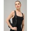 imageCrescent Shoulder Bag for Women Underarm PU Leather Hobo Purses TrendyWomens Daily Clutch Purse Handbags 2 StrapsBlack