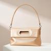 imageStylish Clutch Purses for Women Leather Crossbody Purse with Handle Shoulder Bags for Evening Formal Work CasualGold