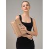 imageStylish Clutch Purses for Women Leather Crossbody Purse with Handle Shoulder Bags for Evening Formal Work CasualNude