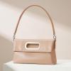 imageStylish Clutch Purses for Women Leather Crossbody Purse with Handle Shoulder Bags for Evening Formal Work CasualNude