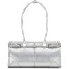 imageClutch Purses for Women Soft PU Leather Handbag Top Handle Satchel Tote and Shoulder Bags for WorkV1 Underarmsilver