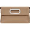imageStylish Clutch Purses for Women Leather Crossbody Purse with Handle Shoulder Bags for Evening Formal Work CasualEtoupe