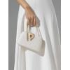 imageSWEETV CHUNLI Glitter Clutch Purses for Women Elegant Evening Bag for Parties Weddings and Formal Events01pearl Whitepu