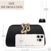 imageSWEETV CHUNLI Glitter Clutch Purses for Women Elegant Evening Bag for Parties Weddings and Formal Events03blacksatin