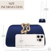 imageSWEETV CHUNLI Glitter Clutch Purses for Women Elegant Evening Bag for Parties Weddings and Formal Events03bluesatin