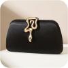 imageSWEETV CHUNLI Glitter Clutch Purses for Women Elegant Evening Bag for Parties Weddings and Formal Events03blacksatin