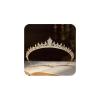 imageSWEETV Princess Tiaras for Women Gold Crystal Crown for Birthday Wedding Headbands for Bride Rhinestone Tiara Headpieces Hair Accessories for Quinceanera Pageant Prom01Gold