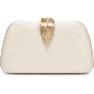 imageSWEETV CHUNLI Glitter Clutch Purses for Women Elegant Evening Bag for Parties Weddings and Formal Events01pearl Whitepu
