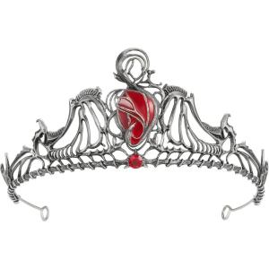 imageSWEETV Halloween Crown  Midnight Coven Gothic Crowns for Women Black Witch Headpiece Halloween Decorations Evil Tiaras and Crowns Dark Tiara Rhinestones Baroque Queen CrownCrimson Atrium