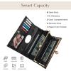 image3in1 Evening Clutch Wallet for Women 7 Card Slots Convertible Purse with Detachable Strap as Shoulder BagClutchWristletWhite